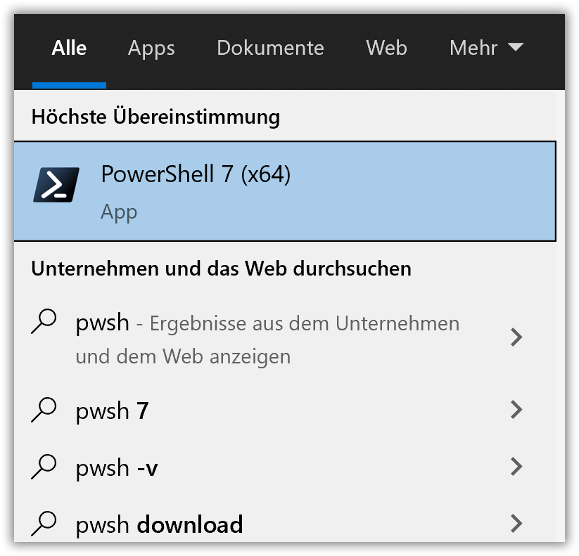 PowerShell ausführen PowerShell ausführen