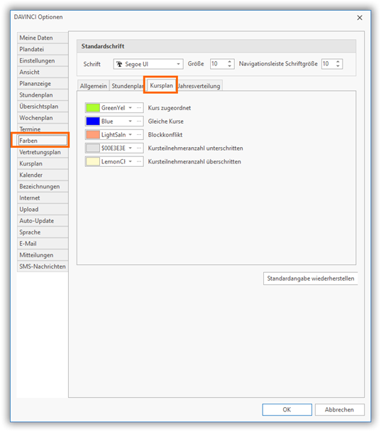 DaVinci-Optionen DaVinci-Optionen
