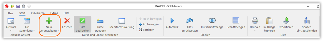 Neuer Kurs Neuer Kurs