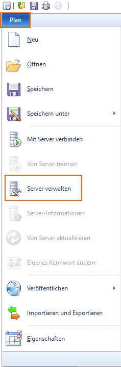 Dialog zur Anmeldung am DaVinci-Server
