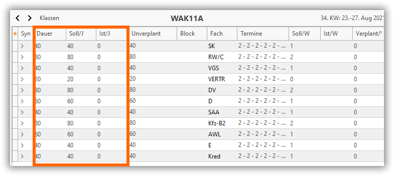 Veranstaltungsliste Veranstaltungsliste
