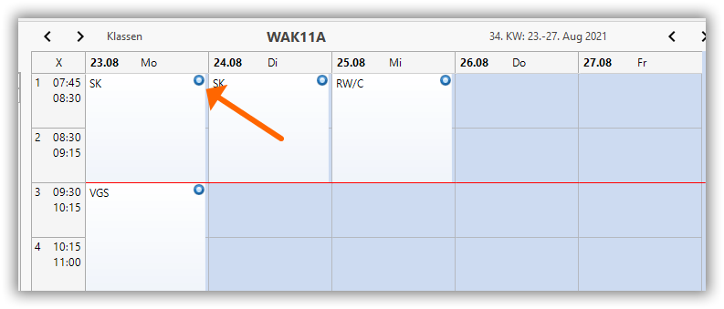 Stundenplan Stundenplan