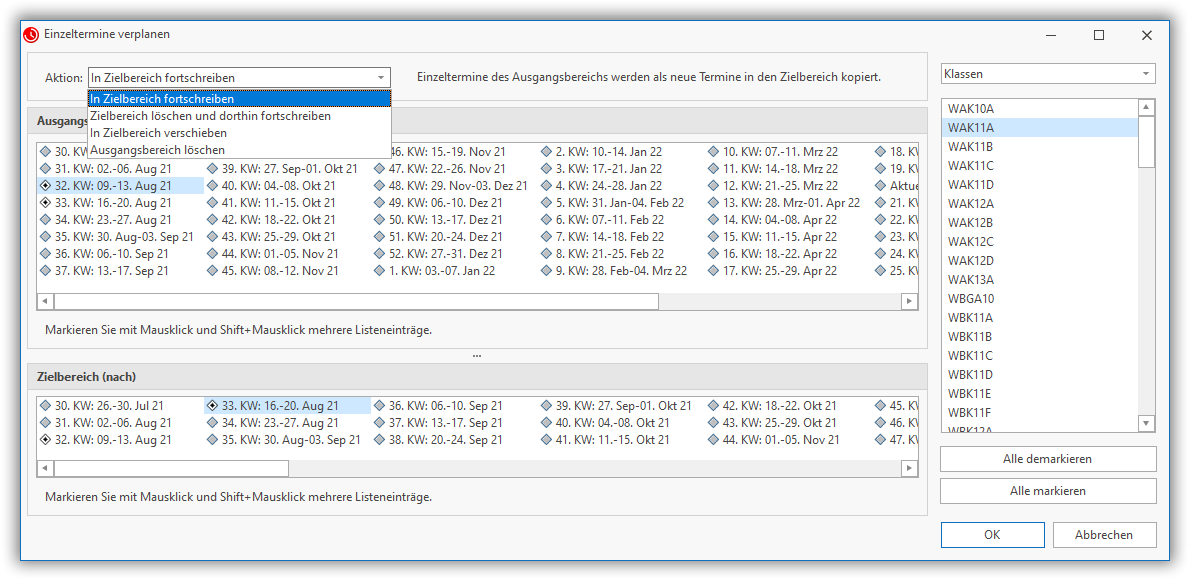 fortschreiben fortschreiben