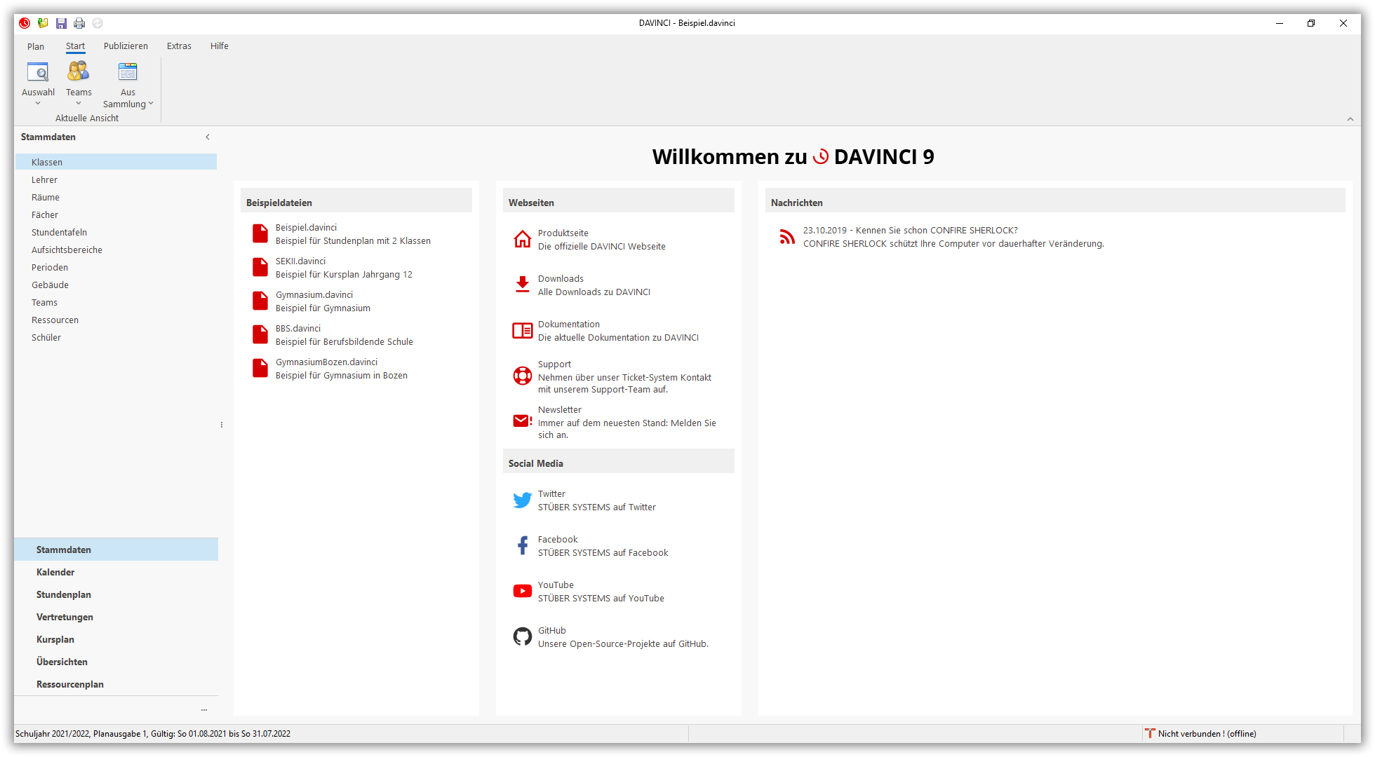 Willkommensfenster Willkommensfenster