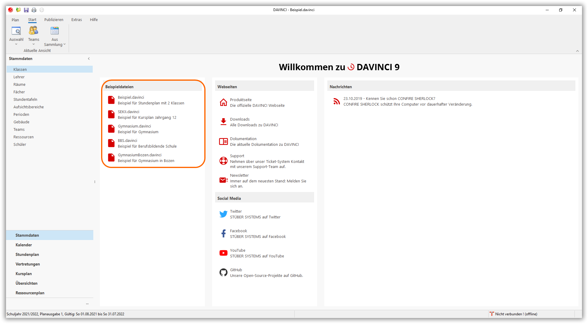 Willkommensfenster Willkommensfenster