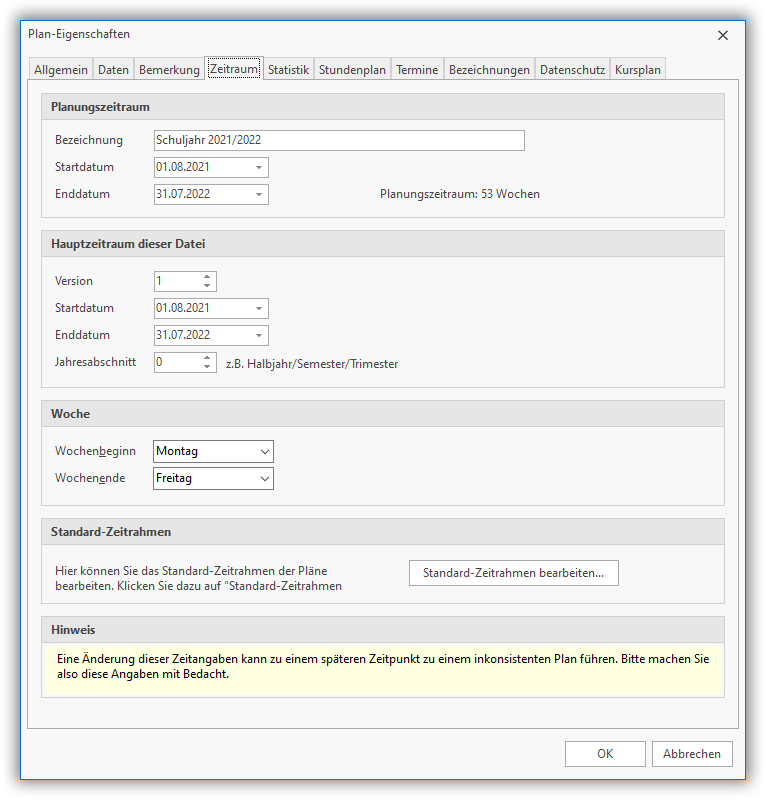 Planeigenschaften Planeigenschaften Lehrer