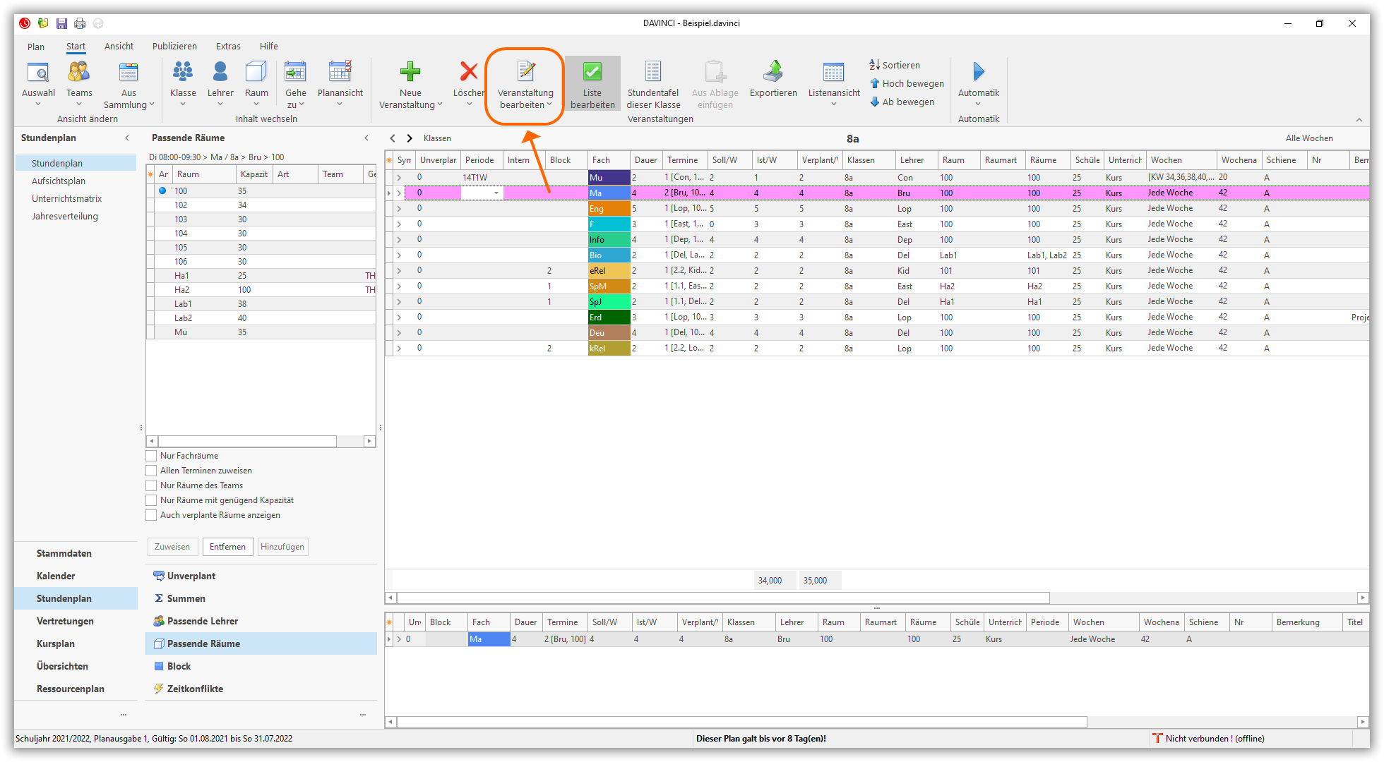 Dialogfenster Veranstaltung Dialogfenster Veranstaltung