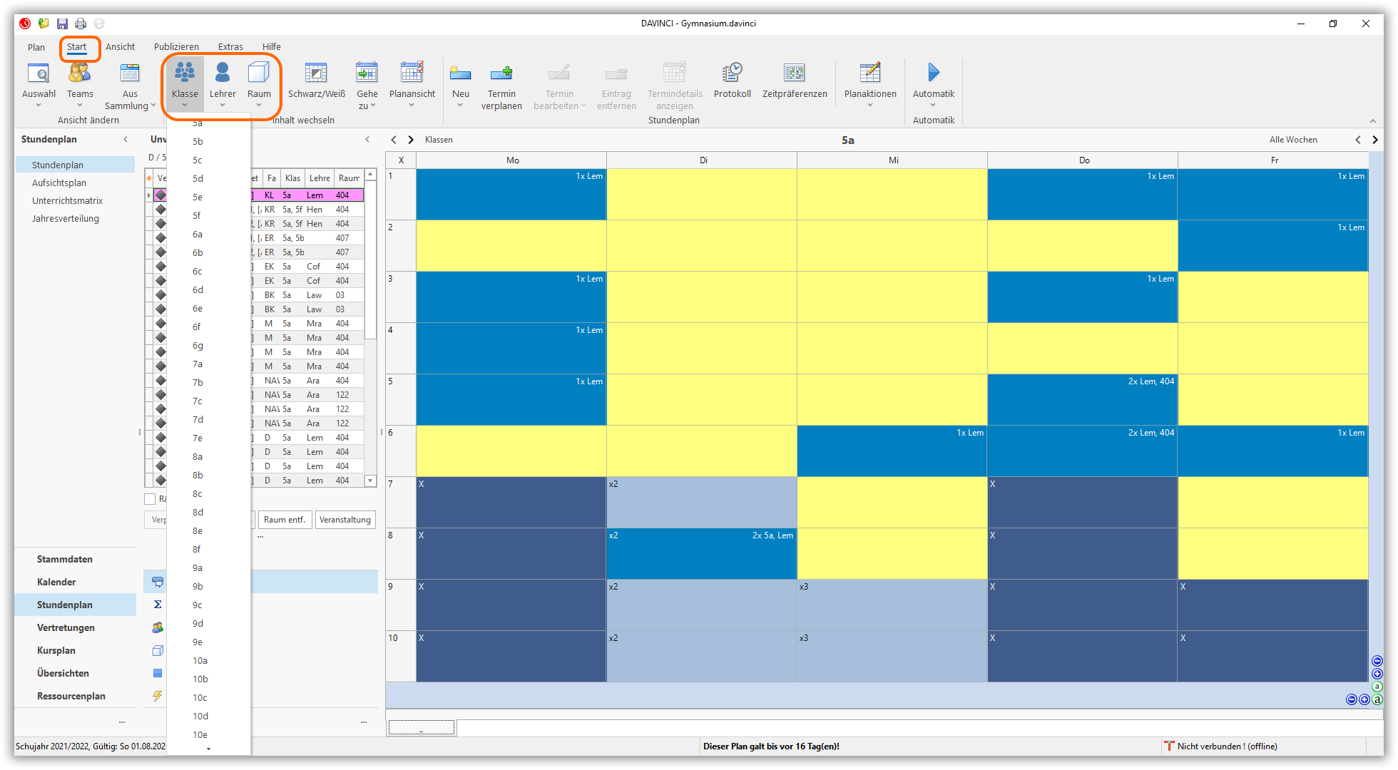 Einzelpläne Einzelpläne