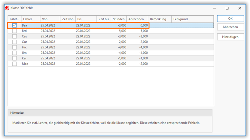 Lehrer begleitet die fehlende Klasse Lehrer begleitet die fehlende Klasse