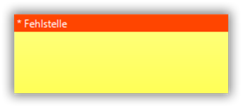 Fehlstelle Fehlstelle