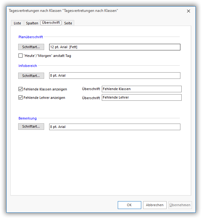 Überschrift Überschrift
